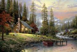 Schmidt Spiele - Puzzle Thomas Kinkade: Refugiu liniștit - 500 piese Puzzle