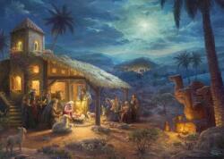 Schmidt Spiele - Puzzle Thomas Kinkade: Nașterea Domnului - 1 000 piese Puzzle