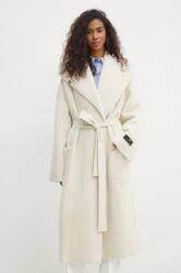 Elisabetta Franchi kabát női, bézs, átmeneti, oversize, CK15Q46E2 - bézs 40