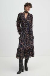 Ralph Lauren ruha sötétkék, midi, harang alakú, 200940190 - sötétkék 38