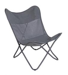 Bizzotto Fotoliu cu cadru din fier negru si sezut din textil Gabicce 78 cm x 81 cm x 89 h x 38 h1 (0814316)