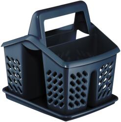 Domotti Scurgator tacamuri, 4 compartimente, negru, Asca (229467) Uscator vase