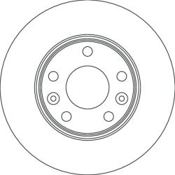 TRW Disc frana TRW DF4637 - automobilus