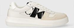 Calvin Klein Jeans bőr sportcipő CHUNKY CUPSOLE LTH NBS DC fehér, YM0YM00897 - fehér Férfi 44