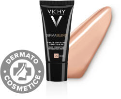 Vichy Fond de ten corector fluid rezistenta 16h SPF28 ten normal sau uscat Dermablend 30, 30ml, Vichy