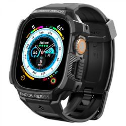 Spigen Husa pentru Apple Watch Ultra / Ultra 2 + Curea - Spigen Rugged Armor Pro - Black (KF2311592)