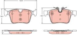 TRW set placute frana, frana disc TRW GDB2351 - piesa-auto