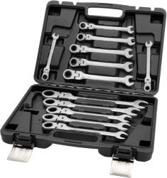 Lincos Csuklós racsnis villáskulcskészlet, 12db-os (DK-121203)