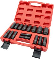 Lincos 1/2"-os légkulcs adapter készlet, hosszított kivitel, 16db (RT-016K)