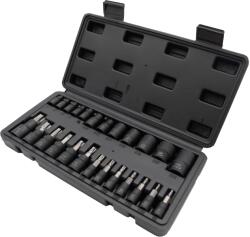 Lincos Torx és E-aljzat készlet, T8-T60, E4-E22, 25db (DK-122506)