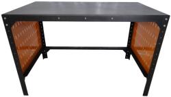 Lincos Fém műhelyasztal, 125x75cm, 2db perforált fallal (M5-1207-04)