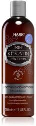 HASK Keratin Protein balsam cu efect de netezire pentru par degradat sau tratat chimic 355 ml