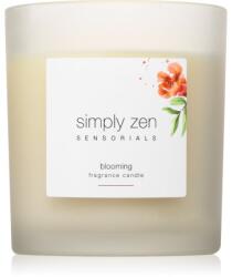 simply zen Sensorials Blooming Fragrance Candle illatgyertya 120 g