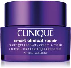 Clinique Smart Clinical Repair Overnight Recovery Cream + Mask éjszakai hidratáló maszk és krém az arcbőr regenerálására és megújítására 50 ml