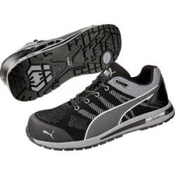 PUMA Elevate Knit Black Low (643160-47) ESD Biztonsági cipő S1P Cipőméret (EU): 47 Fekete, Szürke 1 db