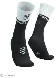 Compressport Mid Compression V2.0 zokni, fekete/fehér (T4)