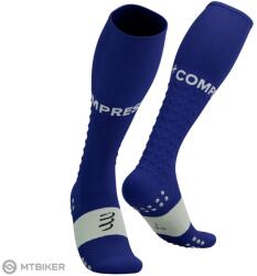 Compressport Full Run térdzokni, Dazz Blue/Sugar (T4 (EU 45 - 48))