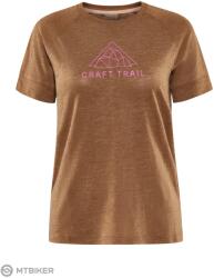 Craft ADV Trail Wool női póló, barna (L)