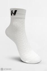 NEBBIA HI-TECH N-mintás crew zokni, fehér (39-42)