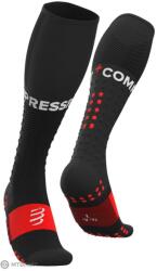 Compressport Full Run térdzokni, fekete (T4)