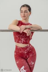 NEBBIA ROUGH GIRL női crop top felső, piros (M)