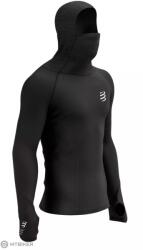 Compressport 3D Thermo Ultralight Racing pulóver, fekete (XS)