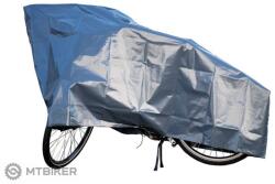 XLC VG-G02 védőhuzat kerékpárhoz fülekkel és hevederekkel 200 cm x 100 cm, szürke
