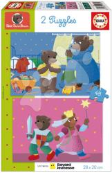 Educa Puzzle Petit Ours Brun Educa 2x48 piese de la 3 ani (EDU19881) Puzzle