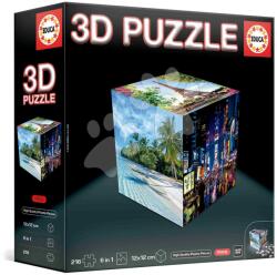 Educa Puzzle de călătorie 3D Cube Travel Educa 216 piese de la 8 ani (EDU20124)