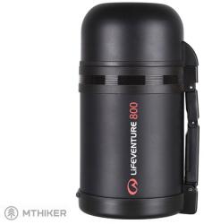 LIFEVENTURE Wide Mouth Flask termosz, 800 ml, fekete (800 ml)