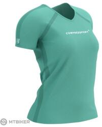 Compressport Training női póló, shell kék (S)