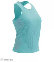 Compressport Performance Singlet női felső, aqua/hot pink (XS)