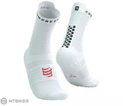 Compressport Pro Racing V4.0 Run High zokni, fehér/fekete (T3 (EU 42-44))