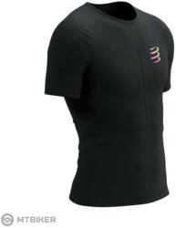 Compressport Versenying, fekete/biztonsági sárga (L)