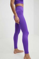 Casall jóga leggings Seamless Graphical Rib lila, sima - lila M