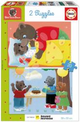 Educa Puzzle Petit Ours Brun Educa 2x20 darabos (19880)
