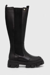 Barbour bőr csizma B. Intl Parson fekete, női, platformos, LFO0636BK11 - fekete Női 38