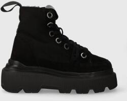 Inuikii velúr hócipő Matilda Shearling fekete, 35203-028 - fekete Női 39