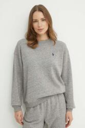 Ralph Lauren pamut melegítőfelső szürke, női, sima, 211935582 - szürke XL