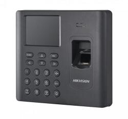 Hikvision DS-K1A802AMF-B Munkaidő terminál, ujjnyomat és Mifare olvasóval és billetyűzettel (DS-K1A802AMF-B) - digipont