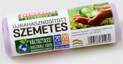 Mazzini Szemeteszsák, újrahasznosított, 20 l, 20 db, 45×50 cm, 10 , MAZZINI, lila (KHK901) - becsiirodaker