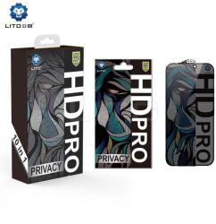 LITO Apple iPhone 16 Pro Max Lito HD Pro ESD Privacy 2.5D Full Üvegfólia - Fekete