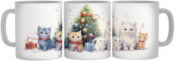 Karácsonyi cica család - Bögre (807323)