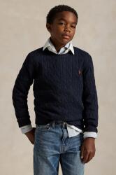 Ralph Lauren gyerek pamut pulóver fekete, 323702674060 - fekete 152-158