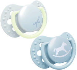 LOVI Силиконови залъгалки Lovi - Baby Shower Boy, 0-2 m, 2 броя (22/900b)