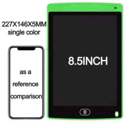  Digitális rajztábla gyerekeknek - 8.5" LCD [Szín: zöld] (DDRKID85-GR)