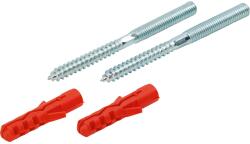 OBI tőcsavar M8 x 100 mm dübellel 2 darab (394207)