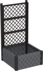 Duramax virágláda futtatóráccsal antracit 55 cm x 55 cm (IDMFPGB006CG)