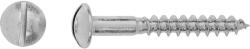  Lencsefejű facsavar egyhornyú fejjel 4 mm x 20 mm 25 darab (486412)