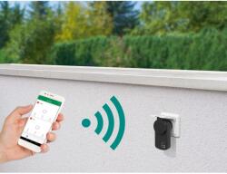 Wi-Fi-s dugós csatlakozó védőérintkezős fekete (321099)